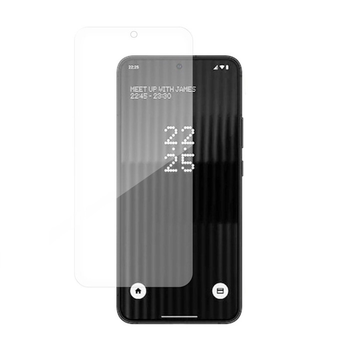 A Nothing Phone 1-el kompatibilis védőfólia, rögzített üveg, átlátszó