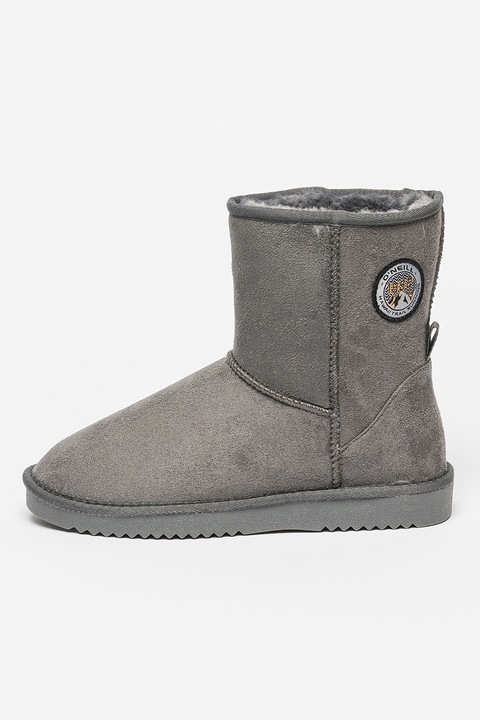 O'Neill, Ghete slip-on cu aplicatie logo Bolsa Chica, Gri carbune