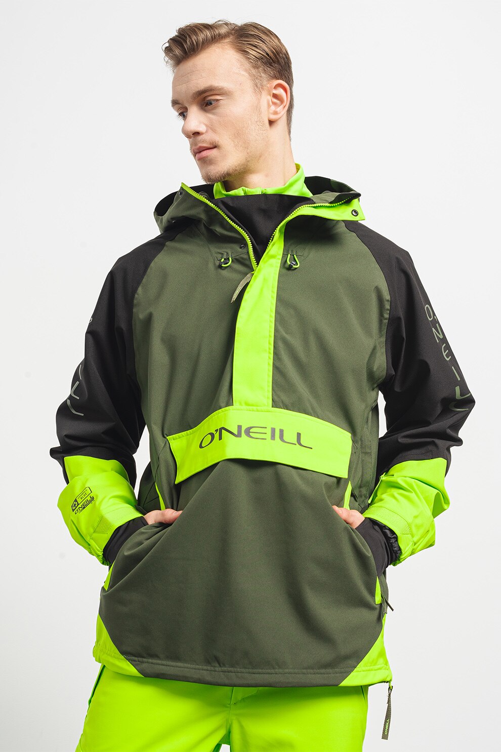 O'Neill, Geaca impermeabila fara inchidere pentru ski si