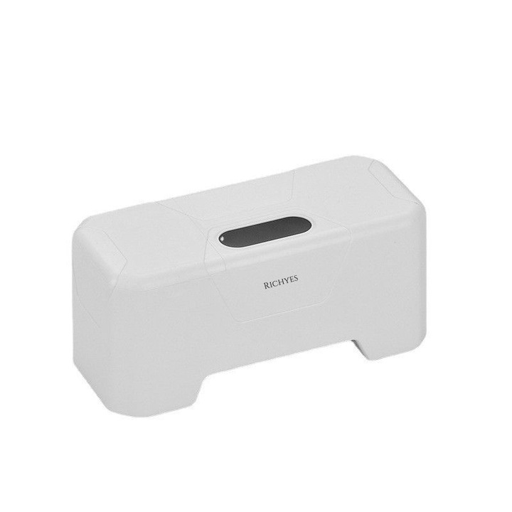 Senzor inteligent de spalare automata a toaletei, Richyes®, curatare fara contact, waterproof, ABS, Alb