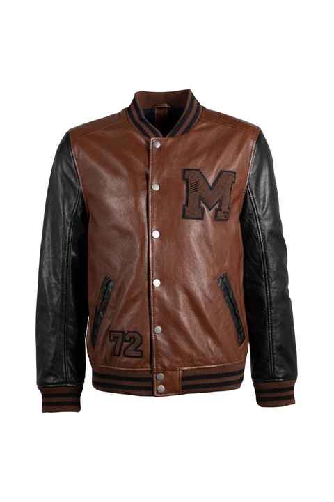 Gipsy Мъжко кожено яке Dark Cognac/Black GMMuno LAORV L