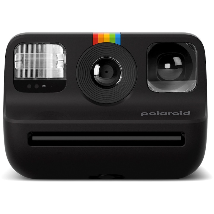 Фотоапарат за моментни снимки Polaroid Go2, Черен