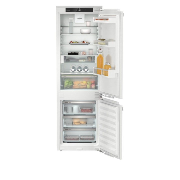 Combina frigorifica integrabila LIEBHERR ICNc 5123, Seria Plus, 253l, Clasa C, NoFrost, EasyFresh, DuoCooling, SmartDeviceBox, Display tactil, SoftSystem, Sistema PowerCooling, VarioSpace, SuperFrost, SuperCool, SuperCool, SabbathMode