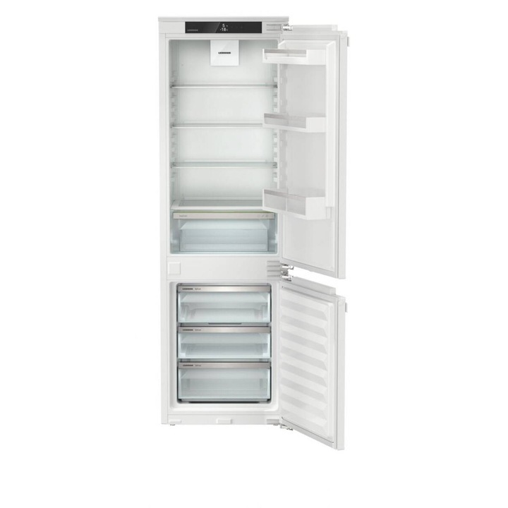 Combina frigorifica integrabila LIEBHERR ICNe 5103, Seria Pure, 253l, Clasa E, NoFrost, EasyFresh, DuoCooling, SuperSilent, Sistema PowerCooling, VarioSpace, SuperFrost, LED