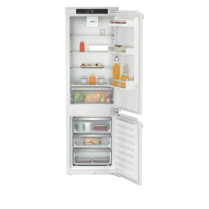 Combina frigorifica integrabila LIEBHERR 3ICNf 5103, Seria Pure, 253l, Clasa F, NoFrost, EasyFresh, DuoCooling, Display tactil, Sistema PowerCooling, VarioSpace, SuperFrost, SuperCool, LED