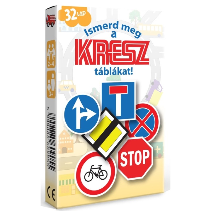 Carta Mundi - KRESZ tábla oktató kvartett kártya