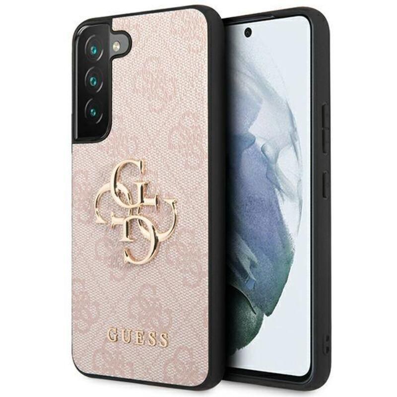 Husa de protectie Guess 4G Metal Logo pentru Samsung Galaxy S23, Roz