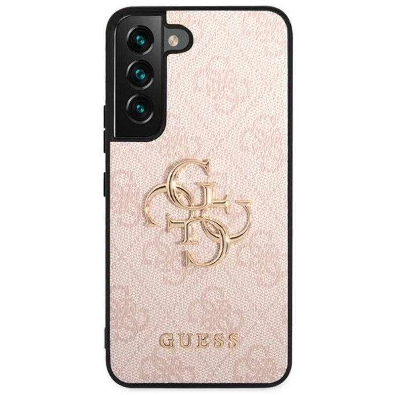 Husa de protectie Guess 4G Metal Logo pentru Samsung Galaxy S23, Roz