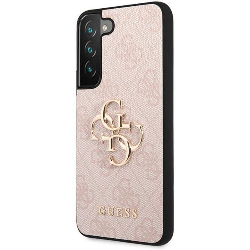 Husa de protectie Guess 4G Metal Logo pentru Samsung Galaxy S23, Roz