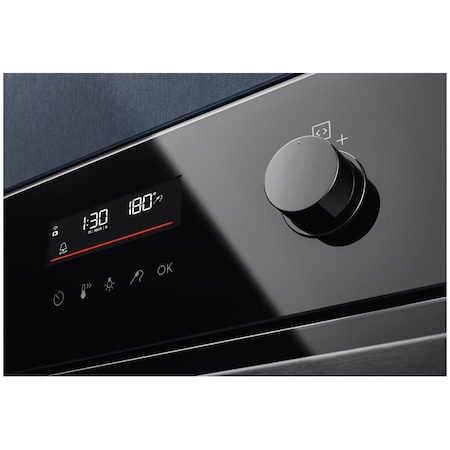 Cuptor incorporabil Electrolux EOD6C77WZ, Electric, 72 l, Autocuratare catalitica, Conectivitate Wi-fi, SteamBake, Grill, Clasa A+, Negru