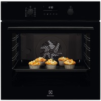 Cuptor incorporabil Electrolux EOD6C77WZ, Electric, 72 l, Autocuratare catalitica, Conectivitate Wi-fi, SteamBake, Grill, Clasa A+, Negru
