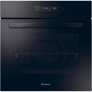 Cuptor incorporabil Candy FMBC 898S WF, 70 l, Autocuratare Pirolitica, WiFi, Ghidaje telescopice, Soft close, Full touch control, Clasa A+, Negru