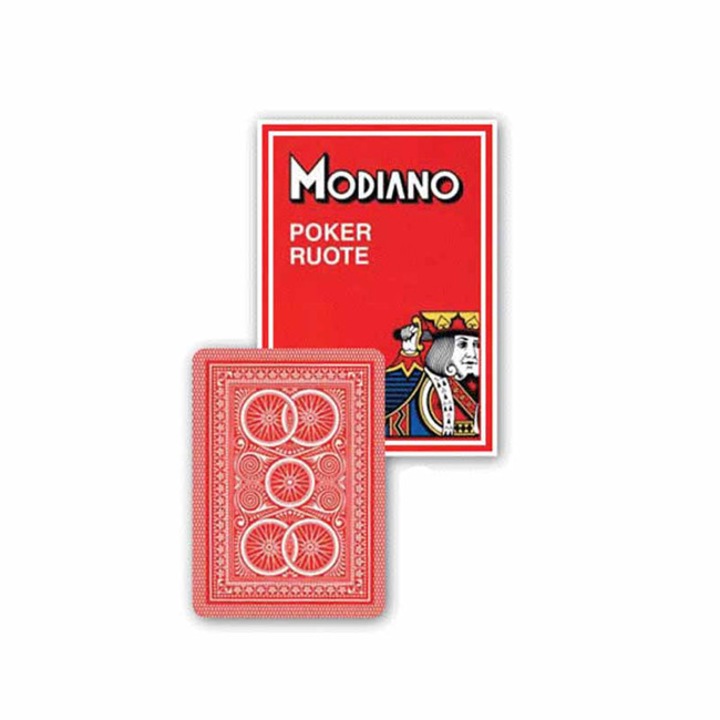 Покер карти Poker Route Modiano, Червен
