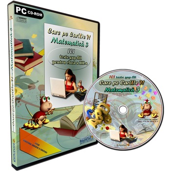Care pe Car(t)e - Matematica pentru clasa a III-a, 101 teste gap-fill Care pe Car(t)e - Matematica pentru clasa a III-a, 101 teste gap-fill