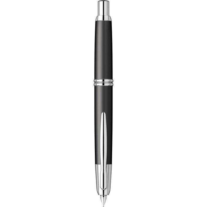 Stilou Pilot Capless Rhodium Trims Matte Black RHT, penita 18K