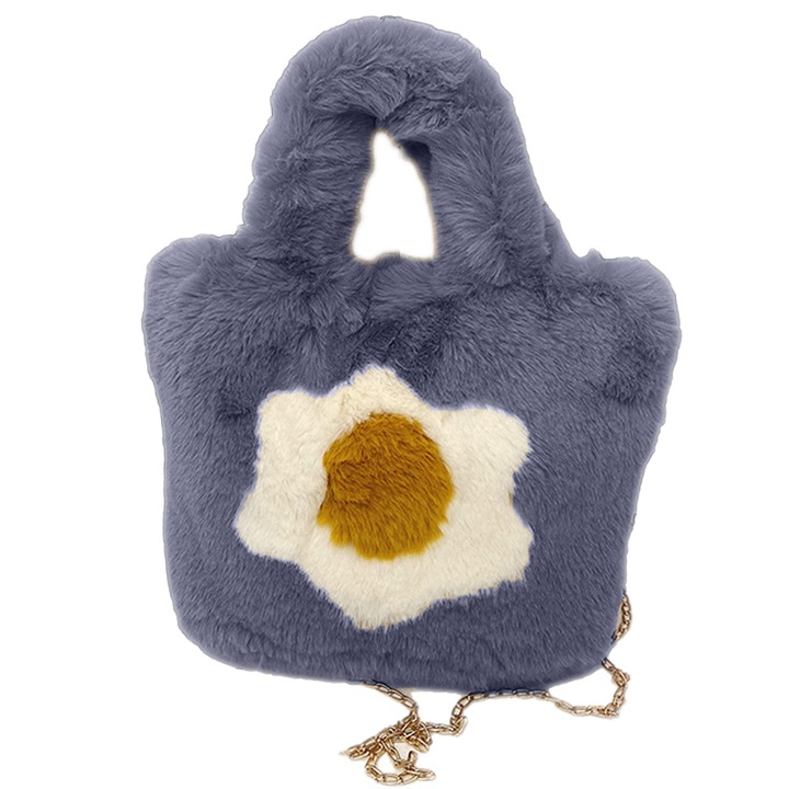 QttvbTna női táska, bolyhos kialakítású, többfunkciós, sokszínű