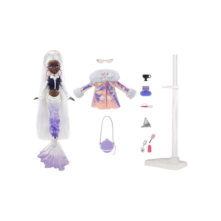 MGA 1585411 Mermaze Mermaidz Divat W pop Sellő baba - Crystabella