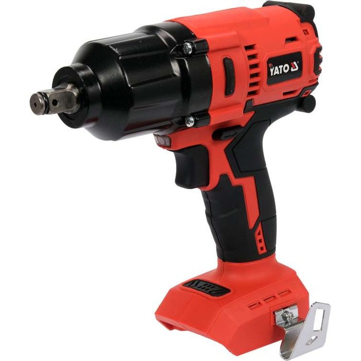 Ударен винтоверт Yato, 18V, 1/2", 700NM, без батерия, червен/черен