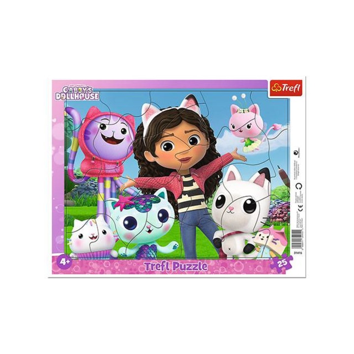 Trefl 1314151 Gabi babaháza 25db-os keretes puzzle - Trefl