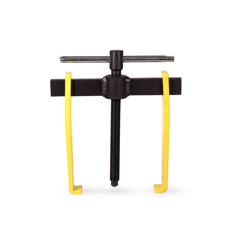 Extractor cu doua brate Hefajstos, 100mm, Negru/Galben