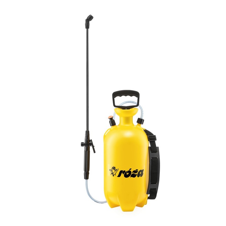 Pulverizator pentru gradina Roza, 6L, Galben/Negru