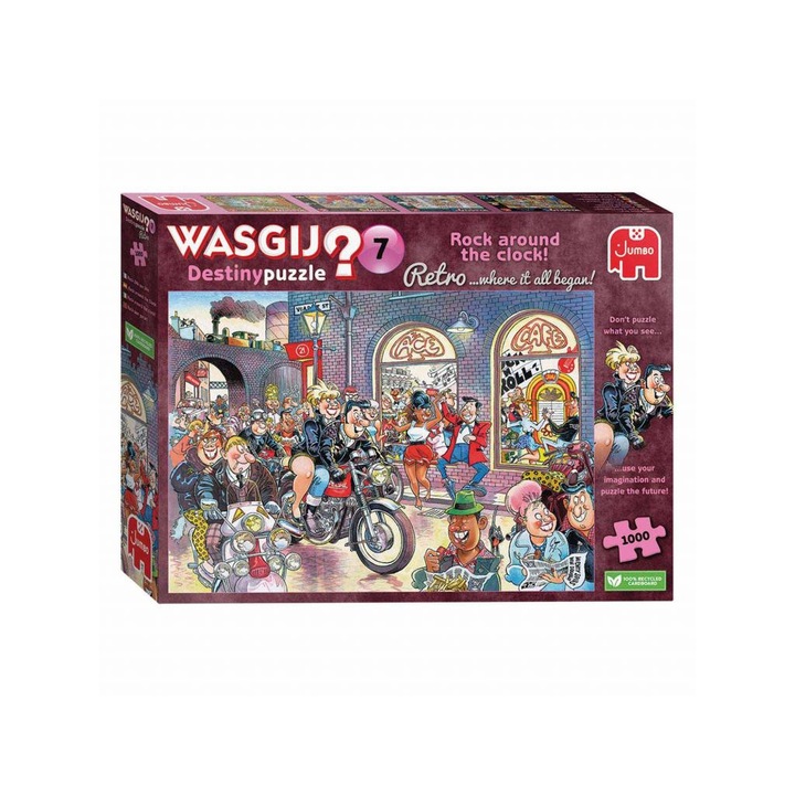 Puzzle, Jumbo, Clasic, Multicolor, 1000 buc