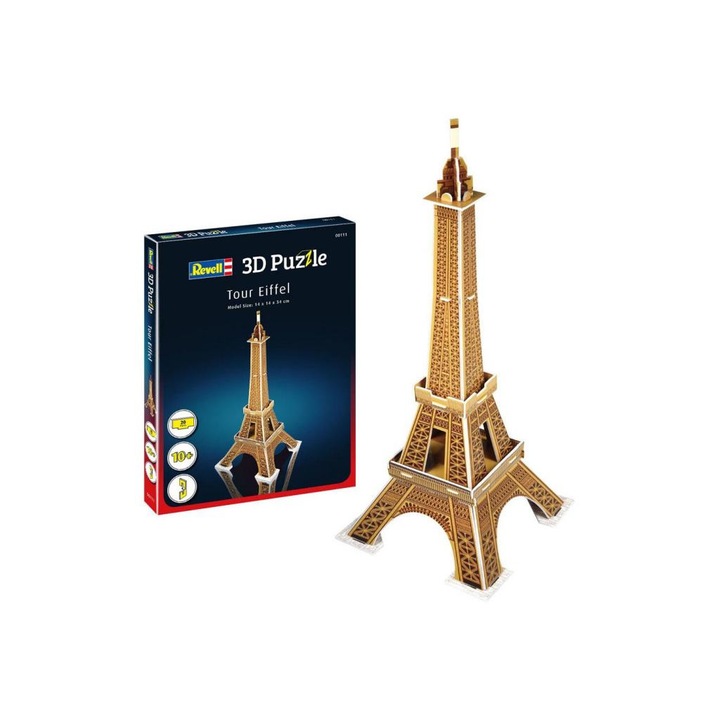 Revell 3895352 Revell 3D puzzle építőkészlet - Eiffel-torony, 14x14x34 cm