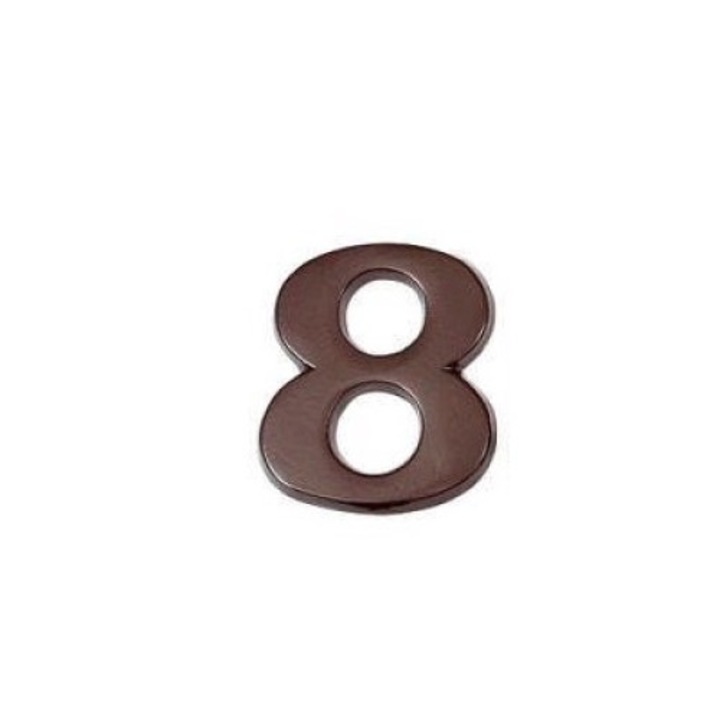 Numar pentru casa - 8, UN, Plastic, Negru, 200 mm