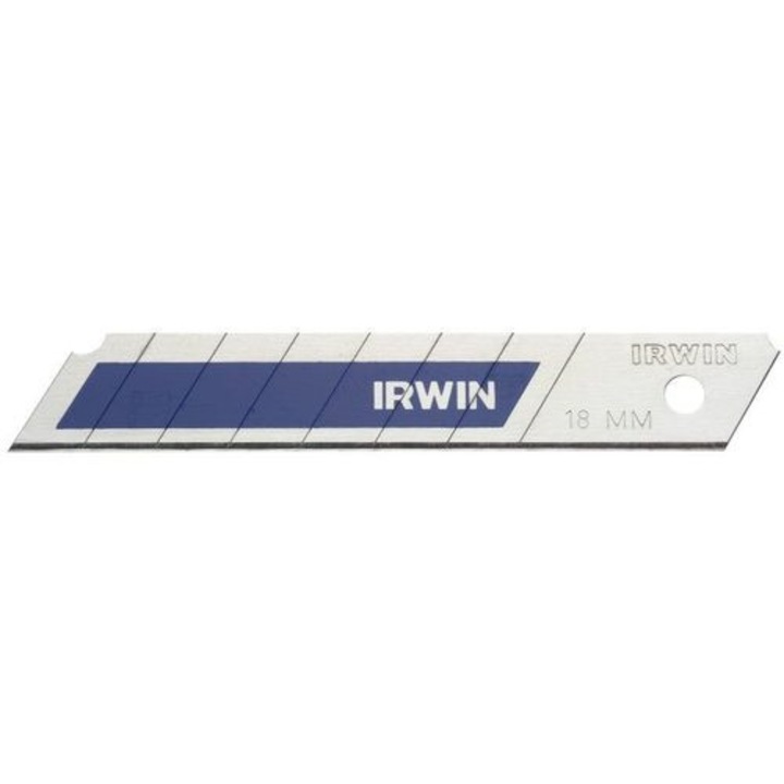 Set 50 lame cutter, Irwin, metal, 18 mm, argintiu