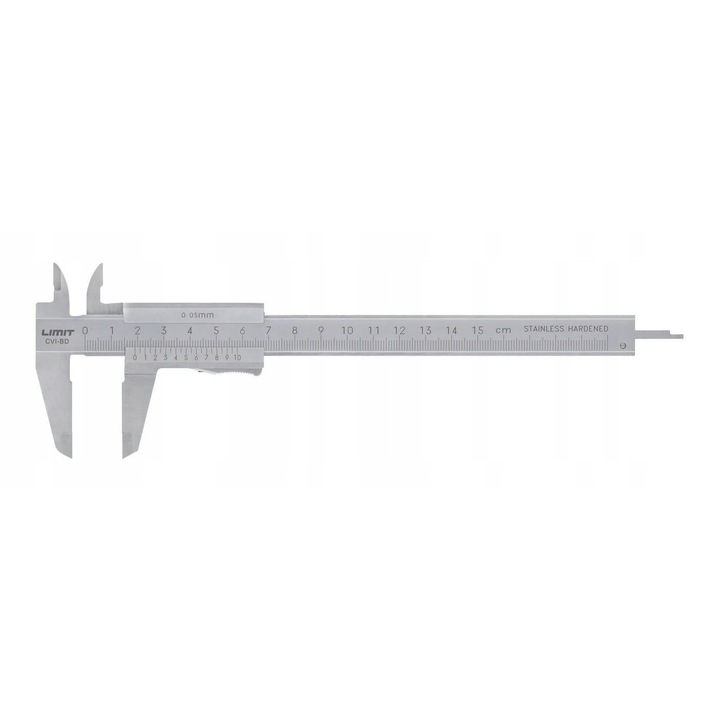 Precíziós tolómérő, Limit, 150mm, Ezüst