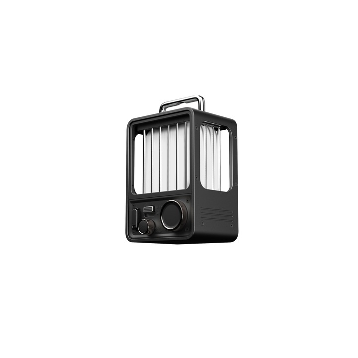 Felinar camping Flextail Villa Lantern, vintage, LED, baterie 4000 mAh, durata baterie pana la 72h, din aluminiu, rezistenta la apa IPX5, port USB type-C, 335g