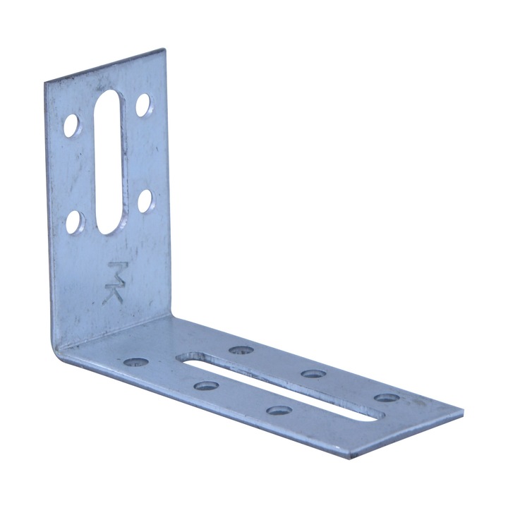 Placa de montare, 80x55x30 mm, Otel galvanizat, Argintiu