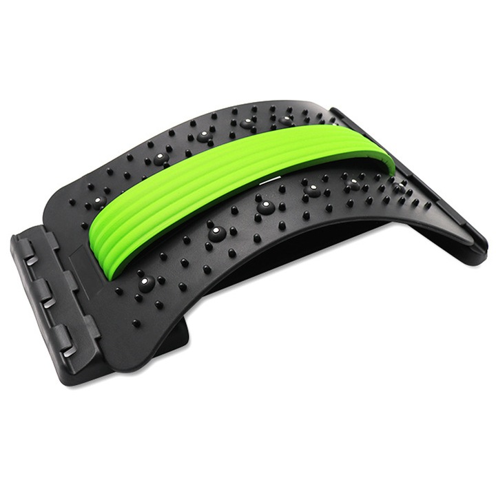 Носилка за гръб, QttvbTna, Ергономичен дизайн, регулируема, преносима, Черен/зелен