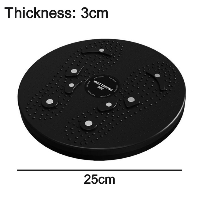Фитнес диск за баланс, Cozevdnt, полиестер, черен