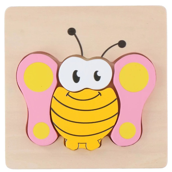 Marionette Pillangó fa puzzle 5 db