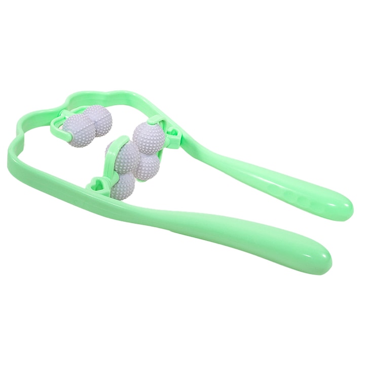 Уред за масаж на врат QttvbTna, ергономичен, преносим, зелен