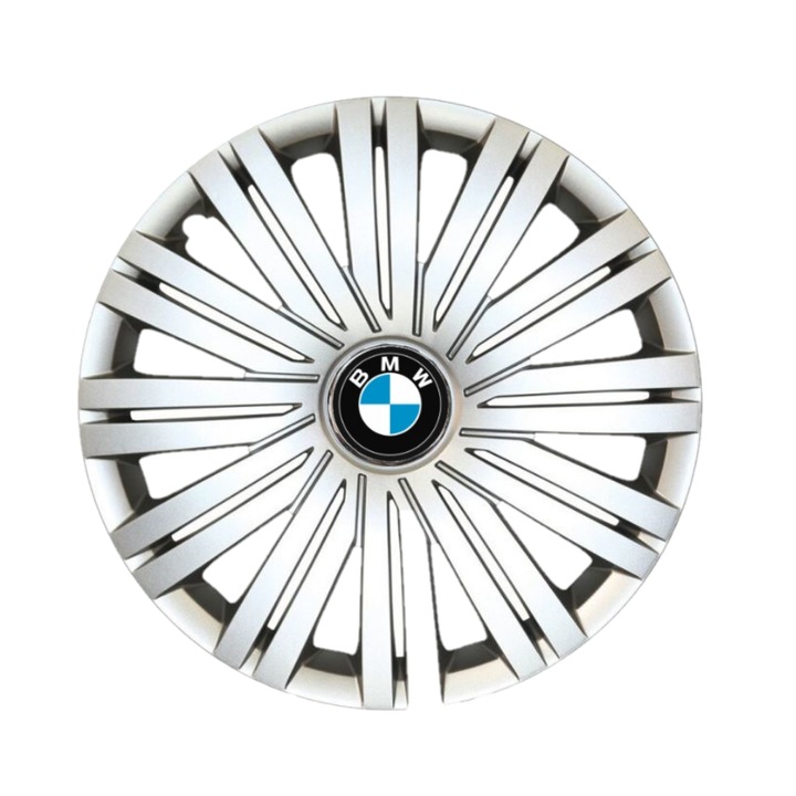 Комплект 4 капачки за джанти Kerime R14, подходящи за 14 цолови джанти, за BMW, модел 200