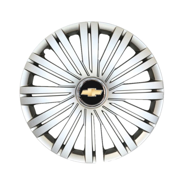 Комплект от 4 капачки за джанти Kerime R14, подходящи за 14 цолови джанти, за Chevrolet, модел 200