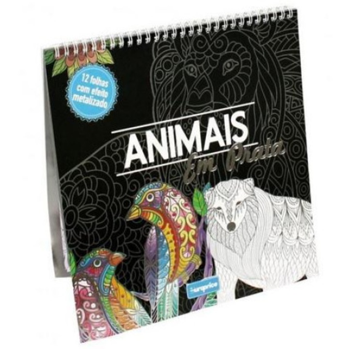 Carte de colorat animale (metalizat)