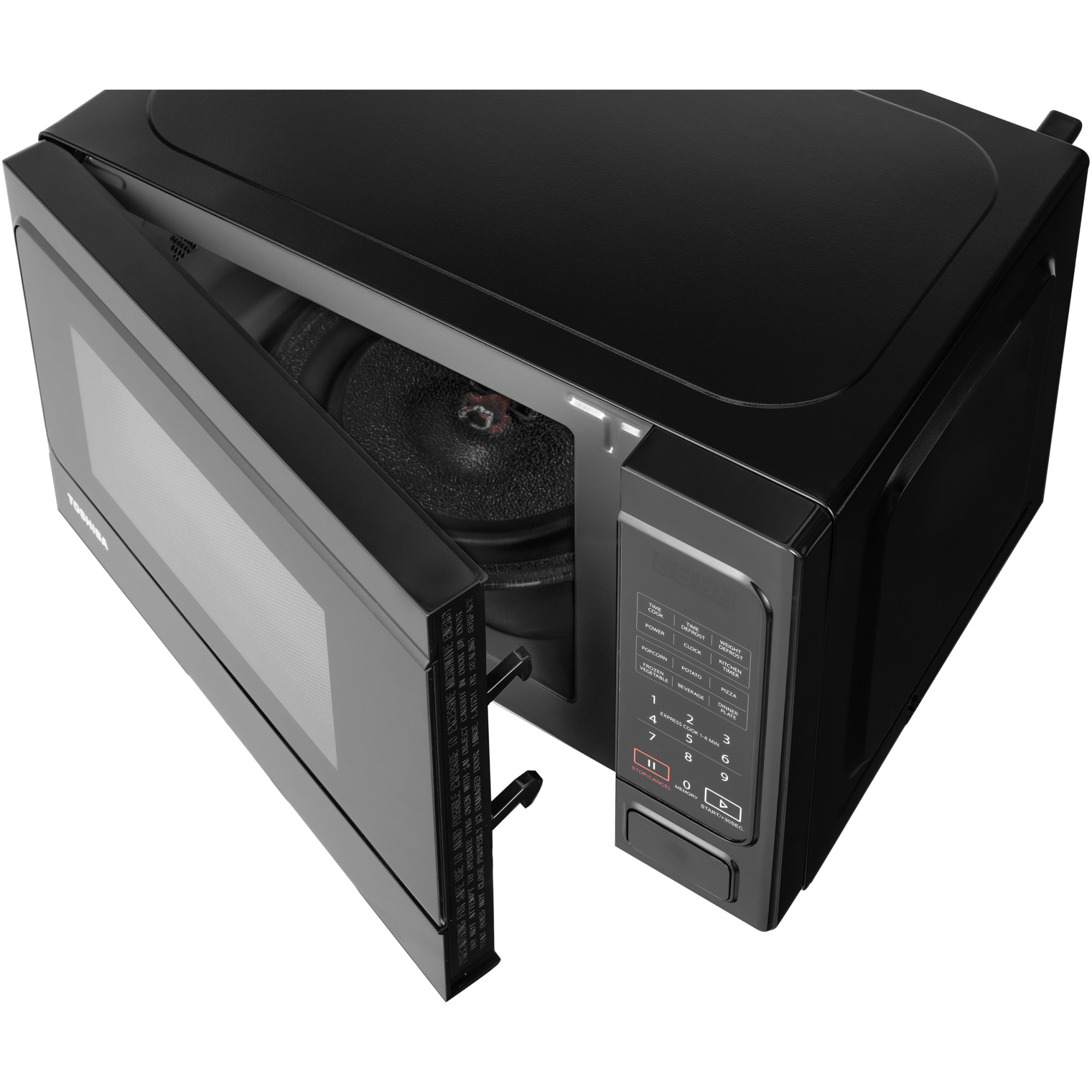 Микровълнова фурна Toshiba, 20 л, 800 W, Цифрово управление, Таймер ...