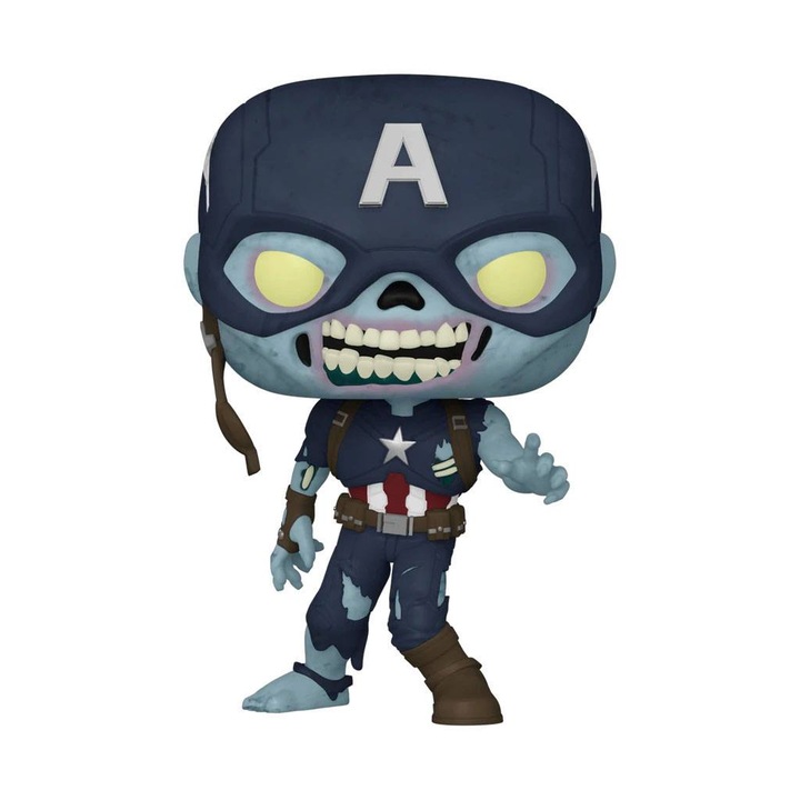 Mi van, ha... figura POP! Animációs Vinyl figura Zombie Amerika Kapitány Exkluzív 9 cm