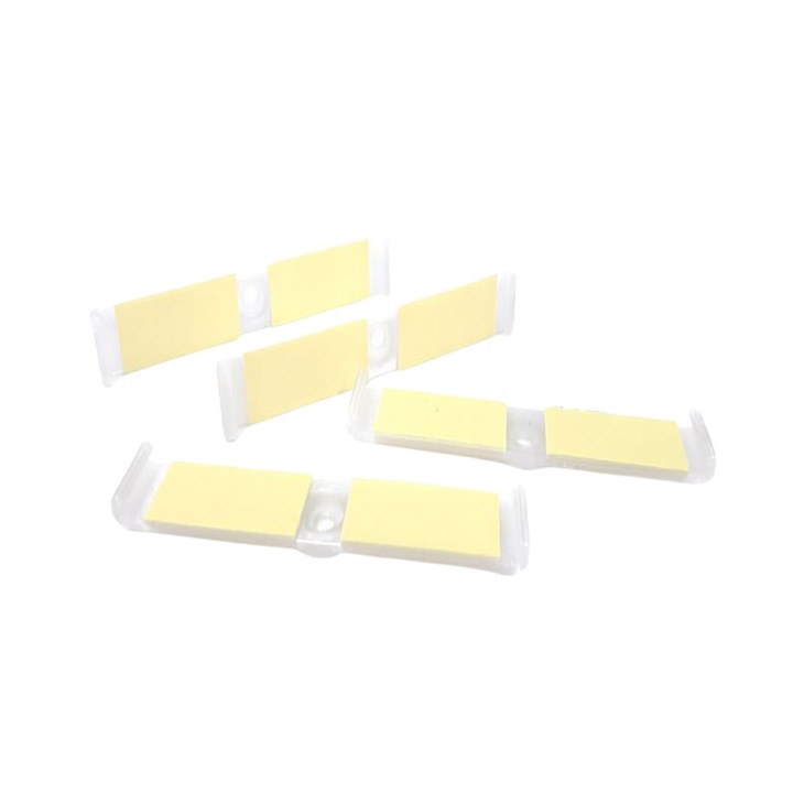 Suport numar inmatriculare auto ultra-slim AutoSSF ® 4 bucati (fata + spate), fara rama, transparent