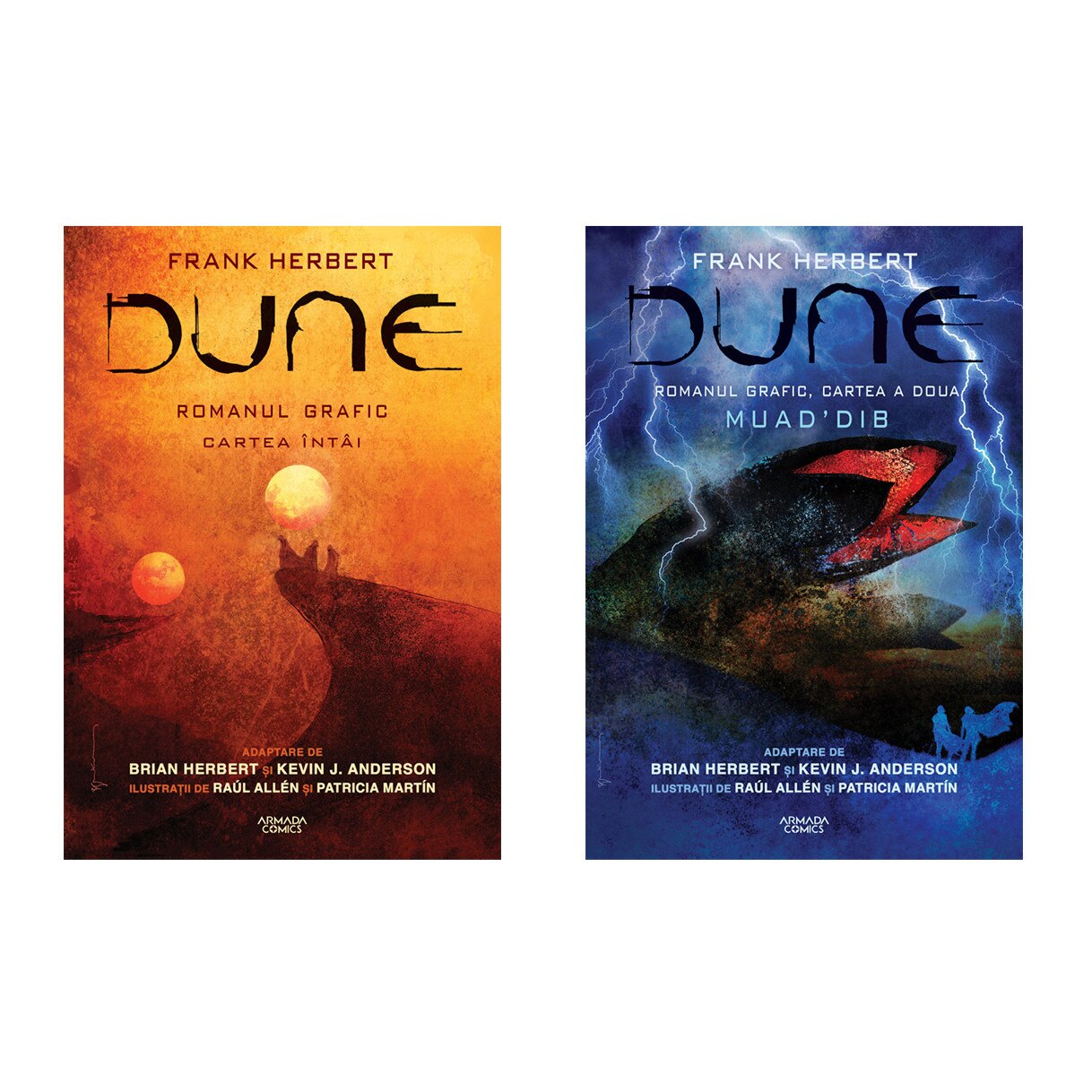 Pachet Dune Romanul grafic 2 volume - Brian Herbert, Kevin J. Anderson, Raúl Allén, Patricia Martin