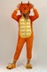 Pijamale dama, WildFashion, Poliester, 3126, Portocaliu