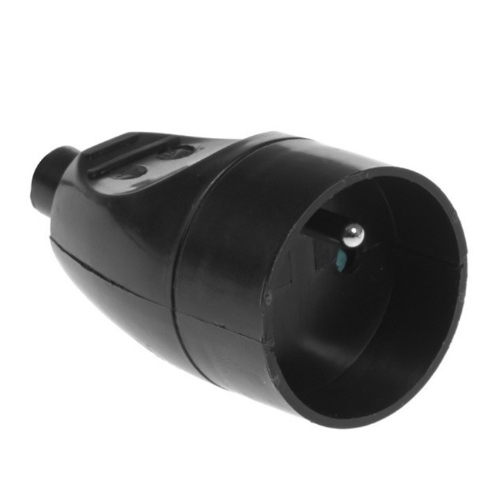 Priza demontabila, Volteo, 16A 250V, Negru