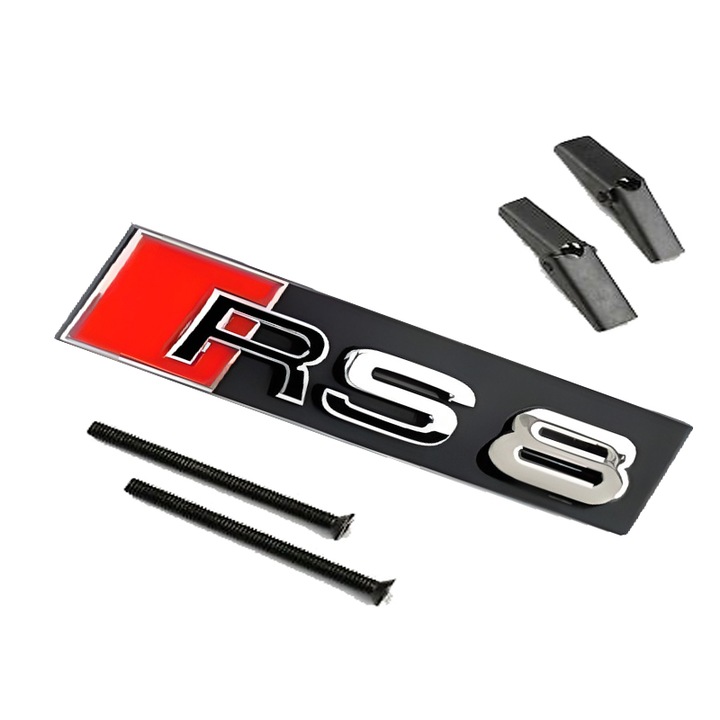 Emblema RS8 grila fata Audi Sline
