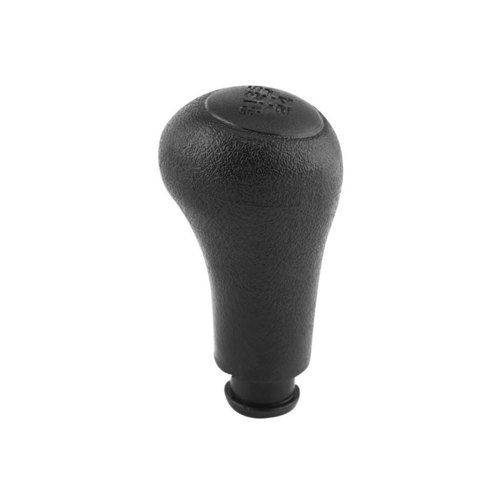 Sebességváltó díszanya, kompatibilis Volkswagen Golf 3 és Volkswagen Vento 5 sebességgel, fekete szín