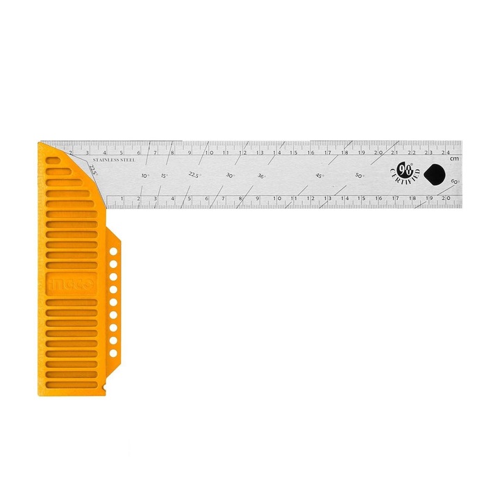 Ъгломер INGCO, с линийка, 300/40мм
