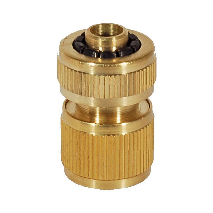 Съединител за маркуч, EPM, месинг, злато