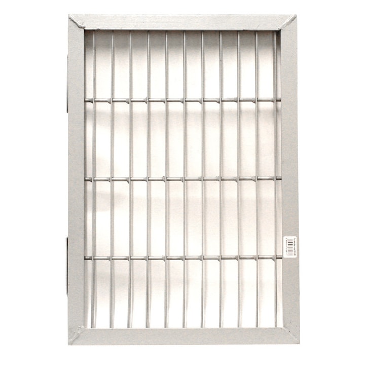 Входна изтривалка, UN, Метал, 500 x 350 мм, Сребриста